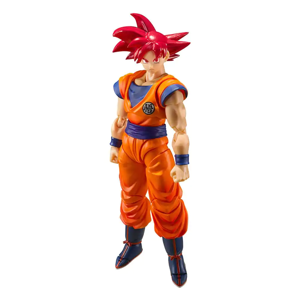 Dragon Ball Super S.H. Figuarts Figurka Akcji Super Saiyan God Son Goku Saiyan God Instilled with the light of Reighteous Hearts 14 cm zdjęcie produktu