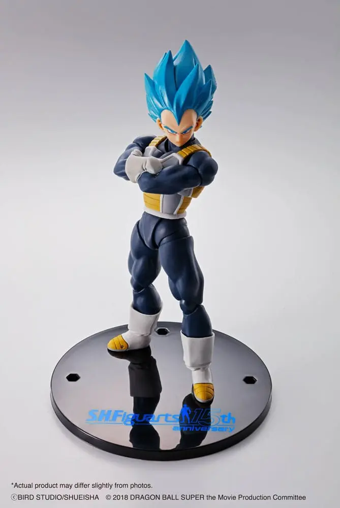Dragon Ball Super S.H. Figuarts Figurka Akcji Vegeta Super Saiyan Blue (Wersja na 15-lecie) 14 cm zdjęcie produktu