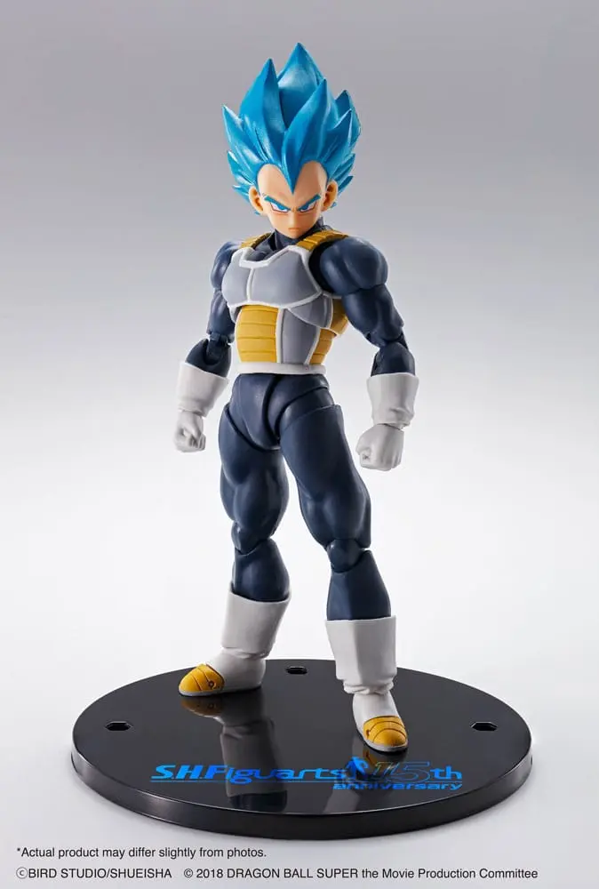Dragon Ball Super S.H. Figuarts Figurka Akcji Vegeta Super Saiyan Blue (Wersja na 15-lecie) 14 cm zdjęcie produktu