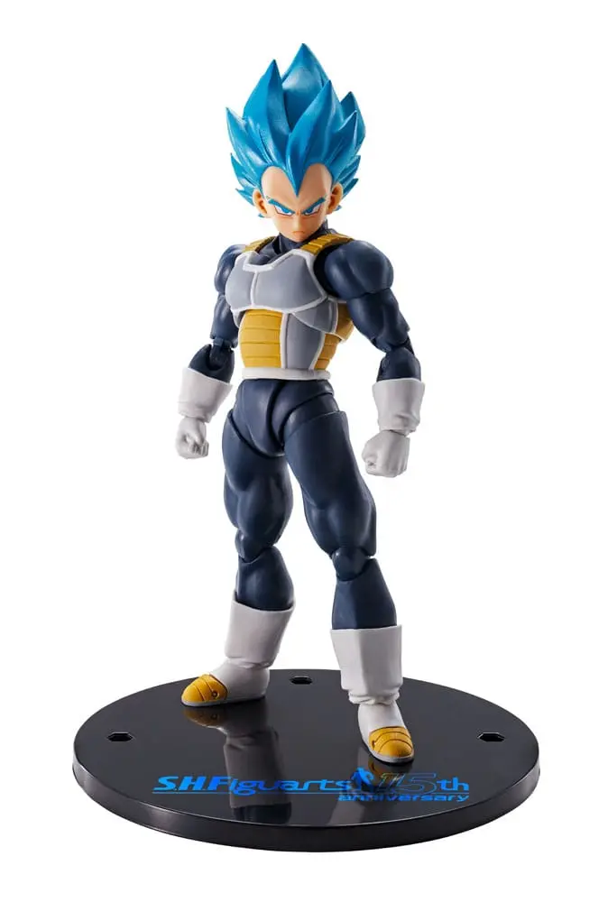 Dragon Ball Super S.H. Figuarts Figurka Akcji Vegeta Super Saiyan Blue (Wersja na 15-lecie) 14 cm zdjęcie produktu