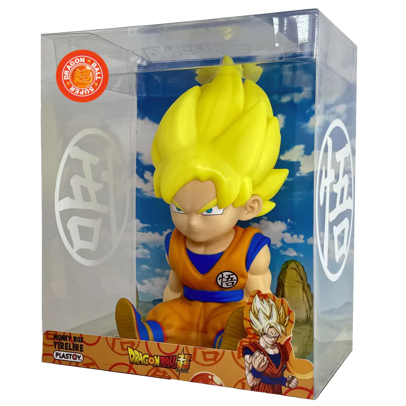 Dragon Ball Super Son Goku Super Saiyan Skarbonka Figurka 15 cm zdjęcie produktu