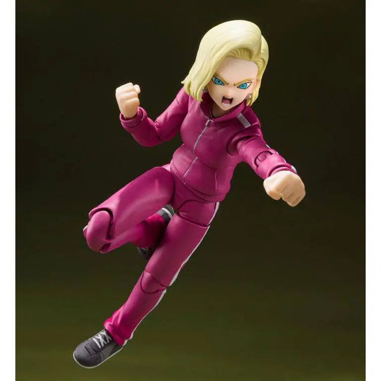 Figurka Akcji Dragon Ball Super S.H. Figuarts Android 18 (Universe Survival Saga) 14 cm zdjęcie produktu