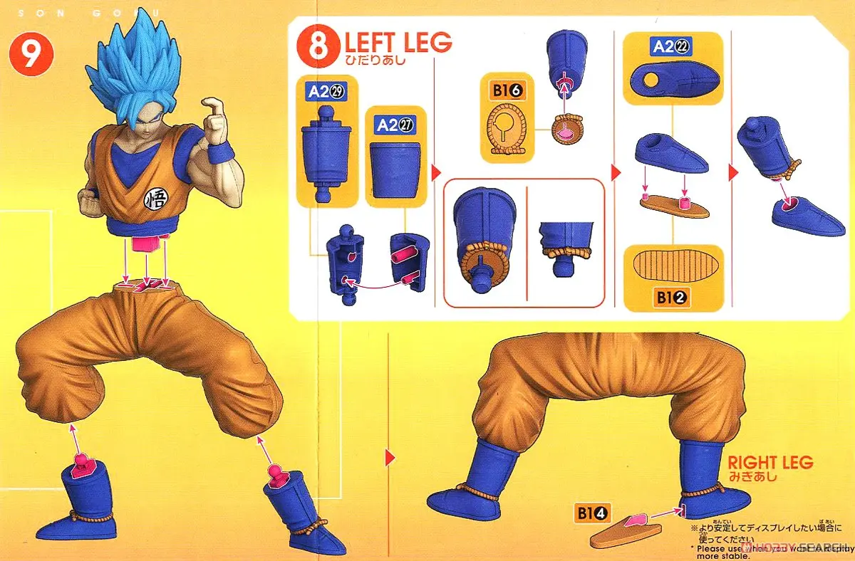 Dragon Ball Super Super Saiyan God Super Saiyan Son Goku Model Kit figurka 15 cm zdjęcie produktu