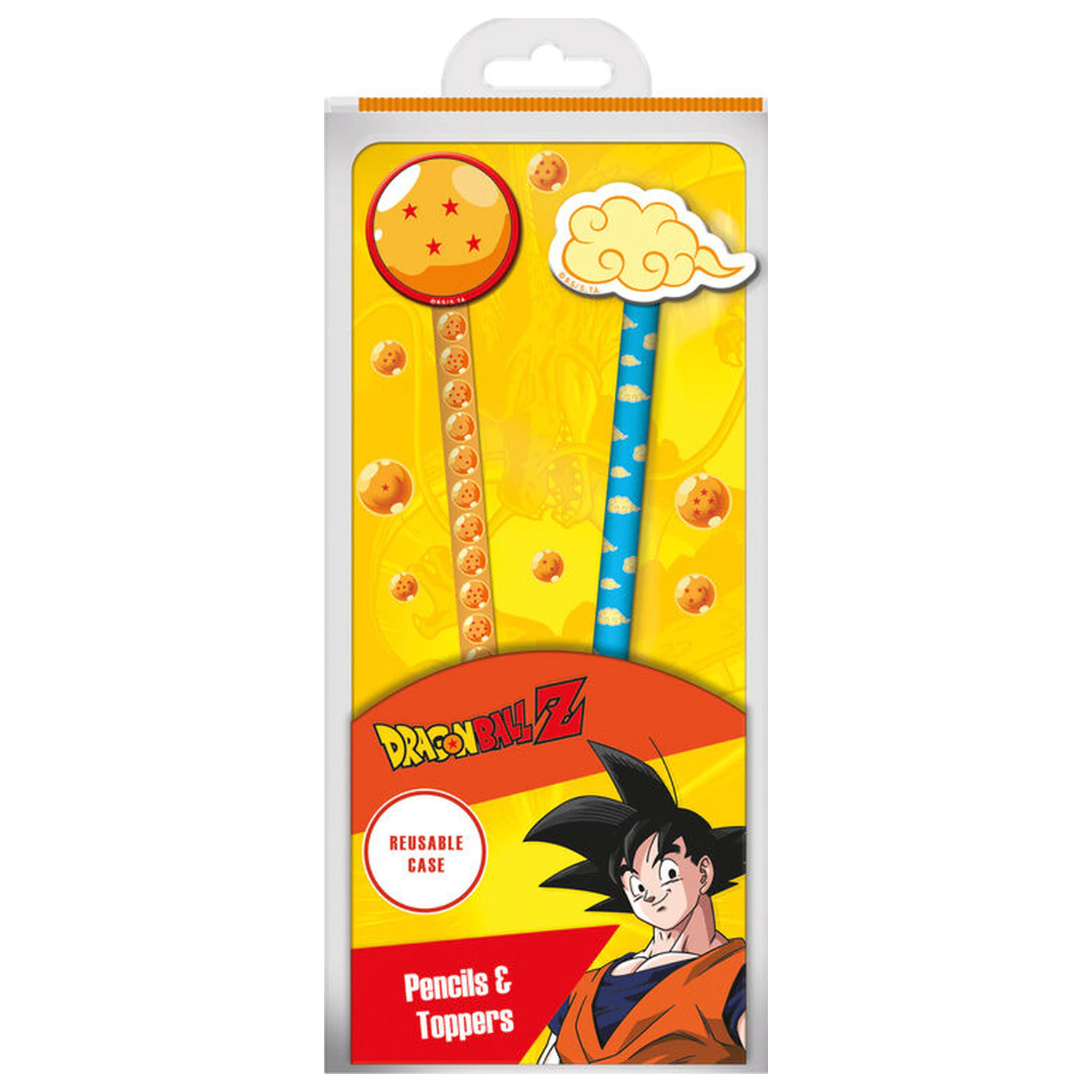 Dragon Ball Z zestaw 2 ołówków z nakładkami zdjęcie produktu