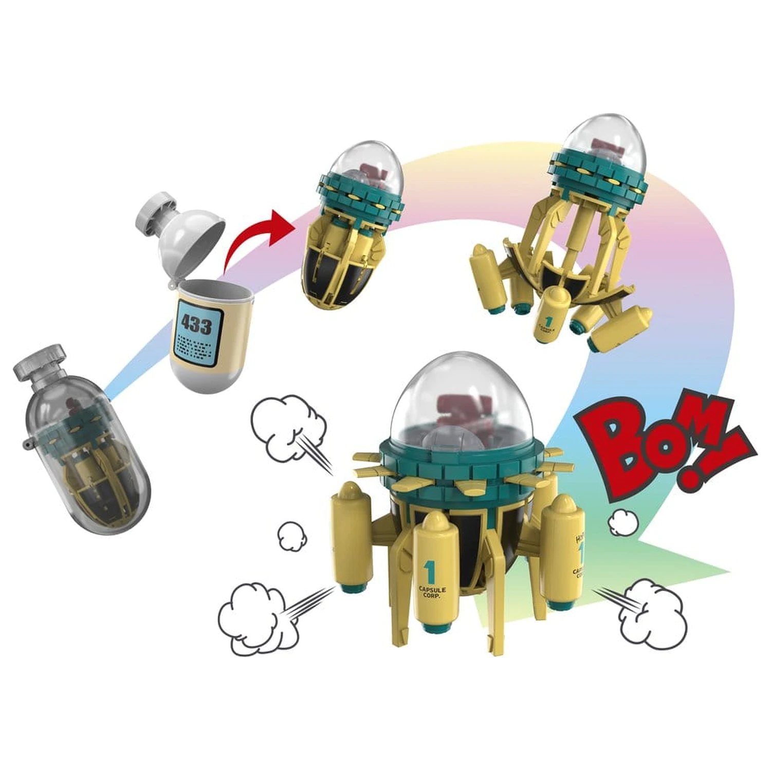 Dragon Ball Z Changearts Action Figure Hoi-Poi Capsule No. 433 Trunks's Time Machine 8 cm zdjęcie produktu