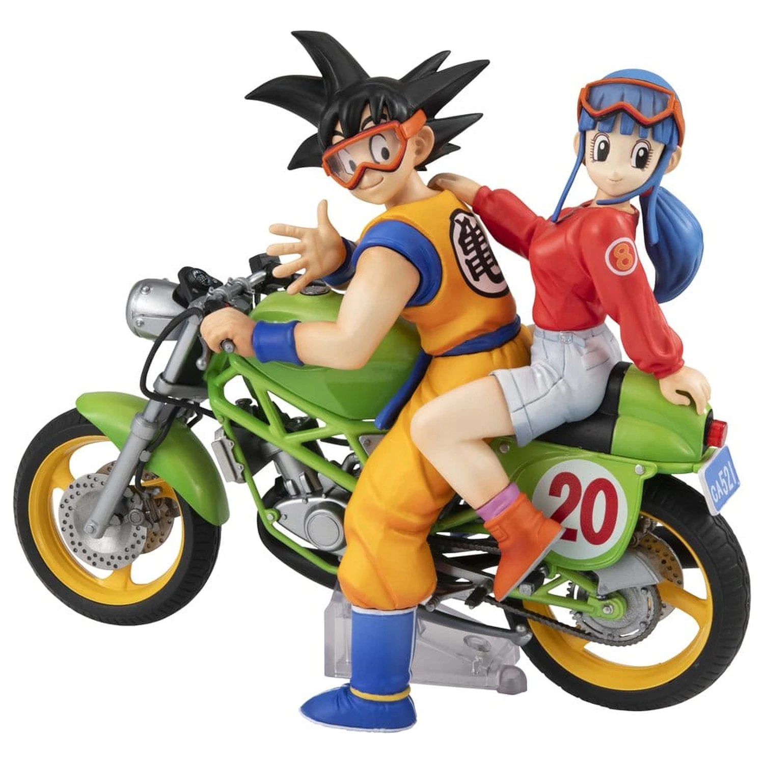 Dragon Ball Z Desktop Real McCoy figurka PCV 05 Son Goku & Chichi Limited Repeat Ver. 15 cm zdjęcie produktu