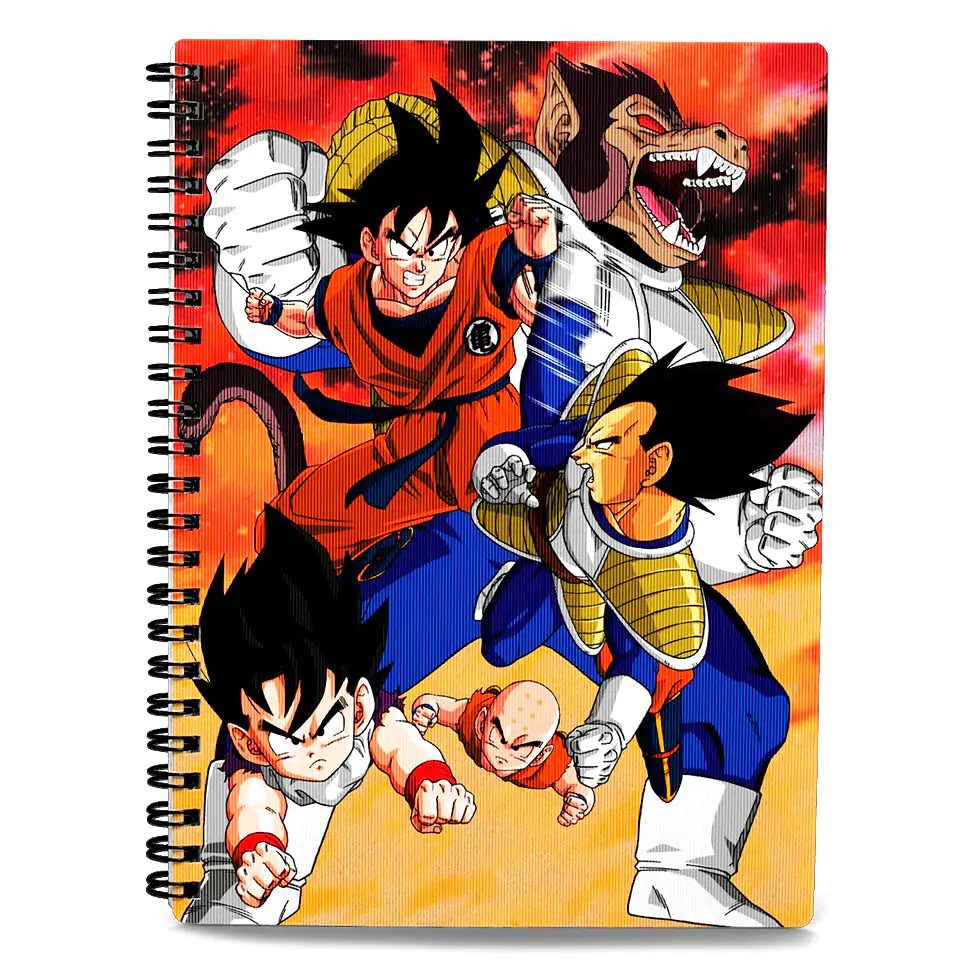 Dragon Ball Z Goku vs Vegeta notebook A2 zdjęcie produktu