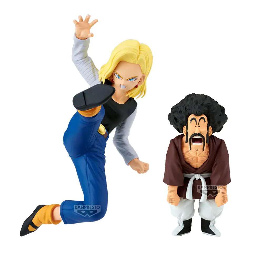 Dragon Ball Z Match Makers Android 18 & Mr. Satan zestaw 2 figurek 11-8cm zdjęcie produktu