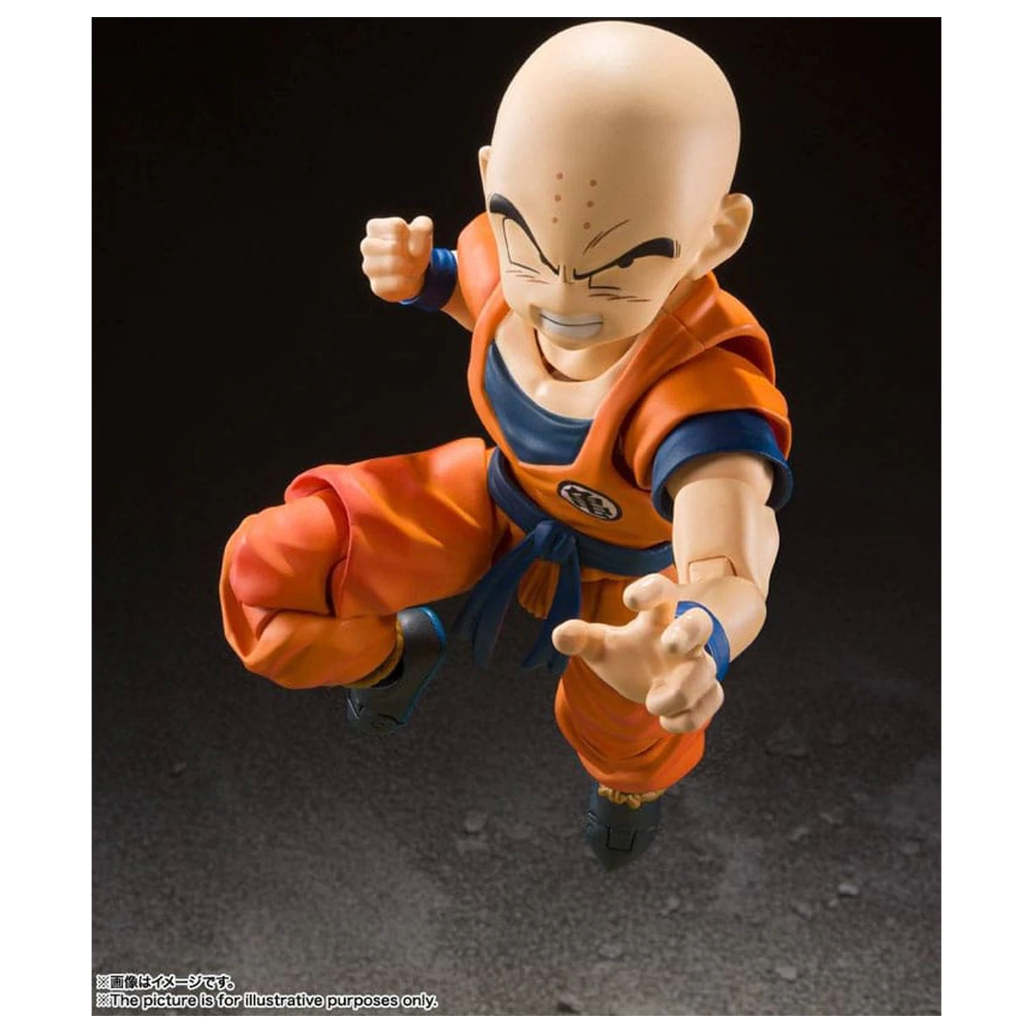 Dragon Ball Z S.H. Figuarts Figurka Akcji Krillin-Earth's Strongest Man 12 cm zdjęcie produktu