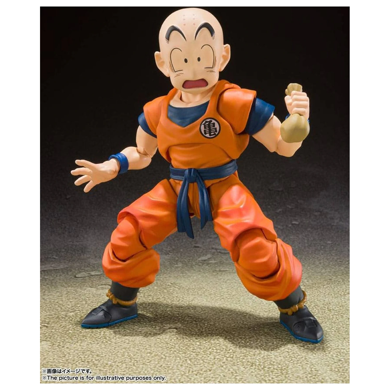 Dragon Ball Z S.H. Figuarts Figurka Akcji Krillin-Earth's Strongest Man 12 cm zdjęcie produktu
