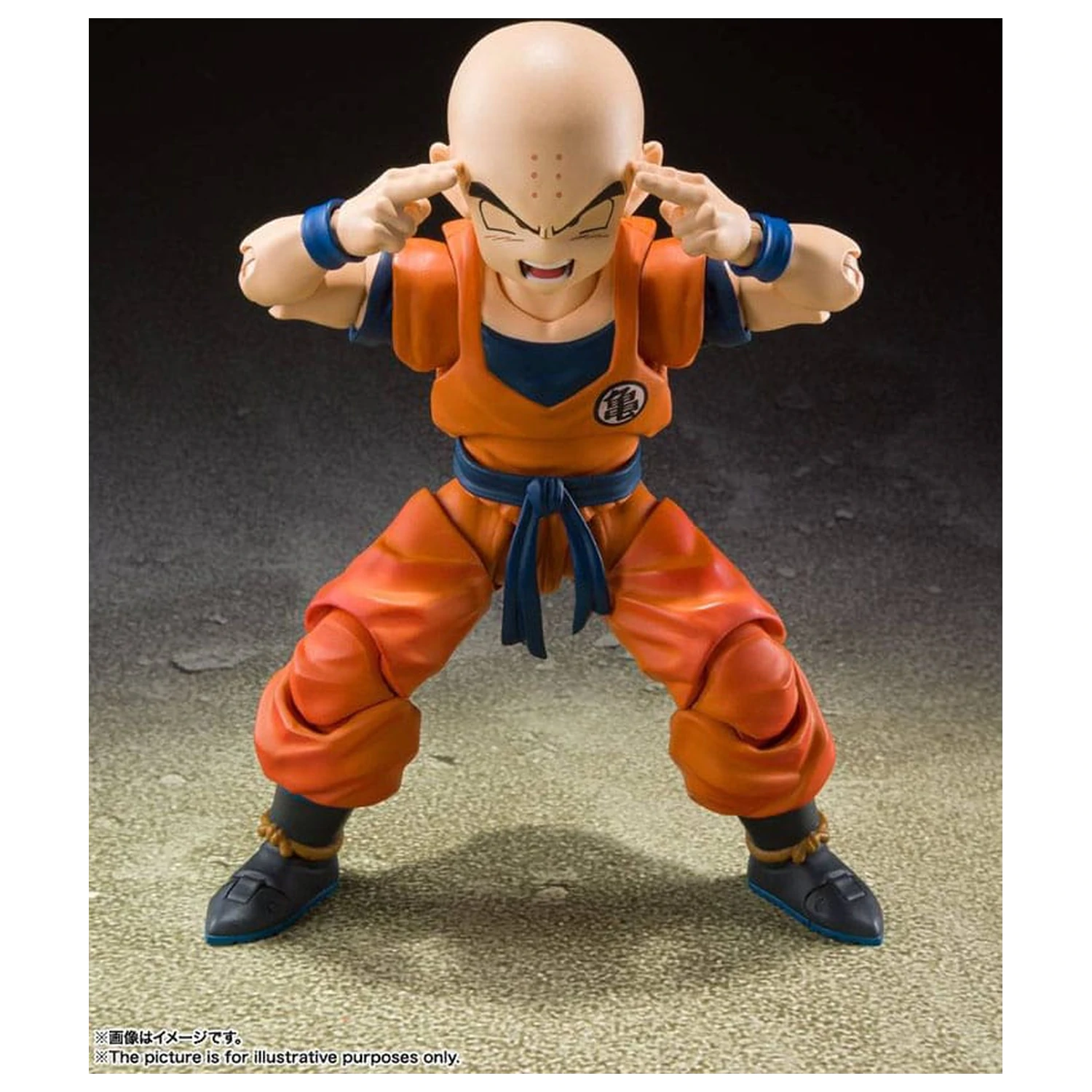 Dragon Ball Z S.H. Figuarts Figurka Akcji Krillin-Earth's Strongest Man 12 cm zdjęcie produktu