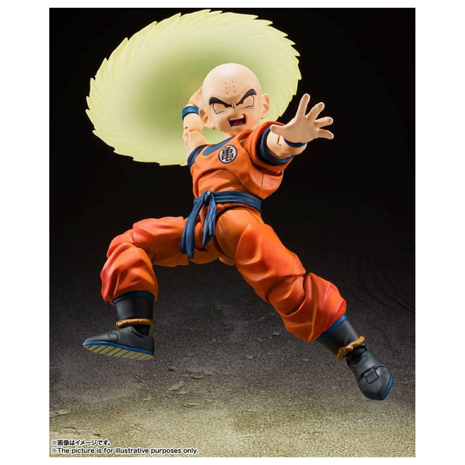 Dragon Ball Z S.H. Figuarts Figurka Akcji Krillin-Earth's Strongest Man 12 cm zdjęcie produktu