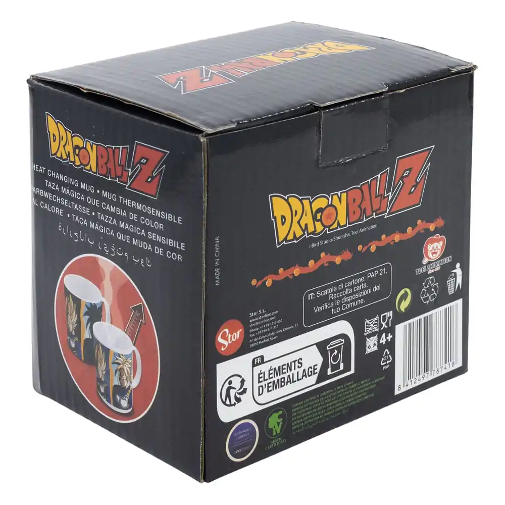 Dragon Ball Z Heat Change Mug Vegeta & Goku 325 ml Kubek zmieniający kolor pod wpływem ciepła zdjęcie produktu