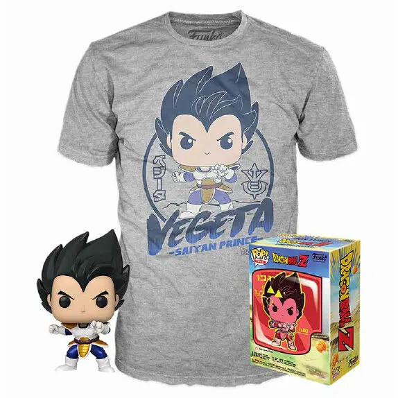 Dragon Ball Z Vegeta Funko POP figurka i zestaw z koszulką zdjęcie produktu