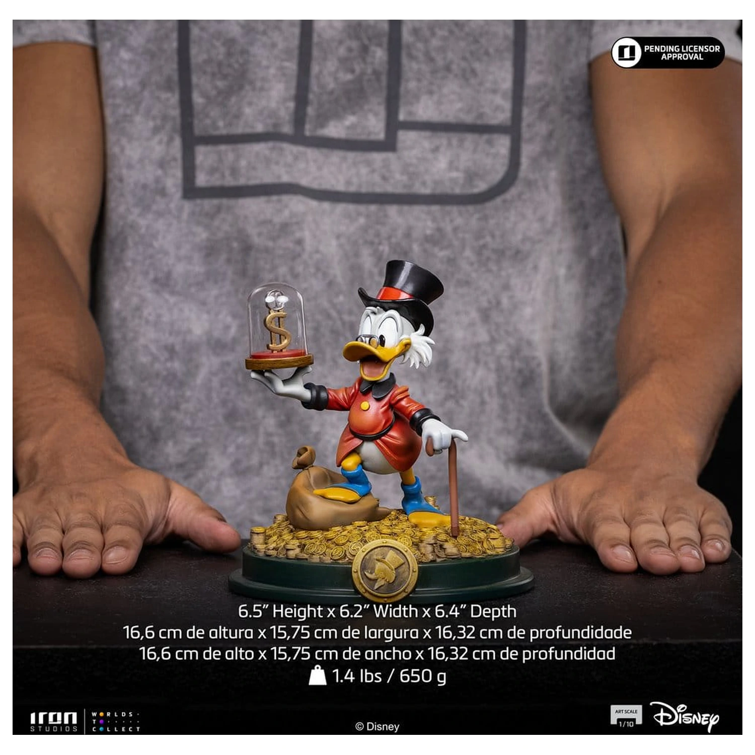 Duck Tales Art Scale Statua 1/10 Uncle Scrooge McDuck 17 cm zdjęcie produktu