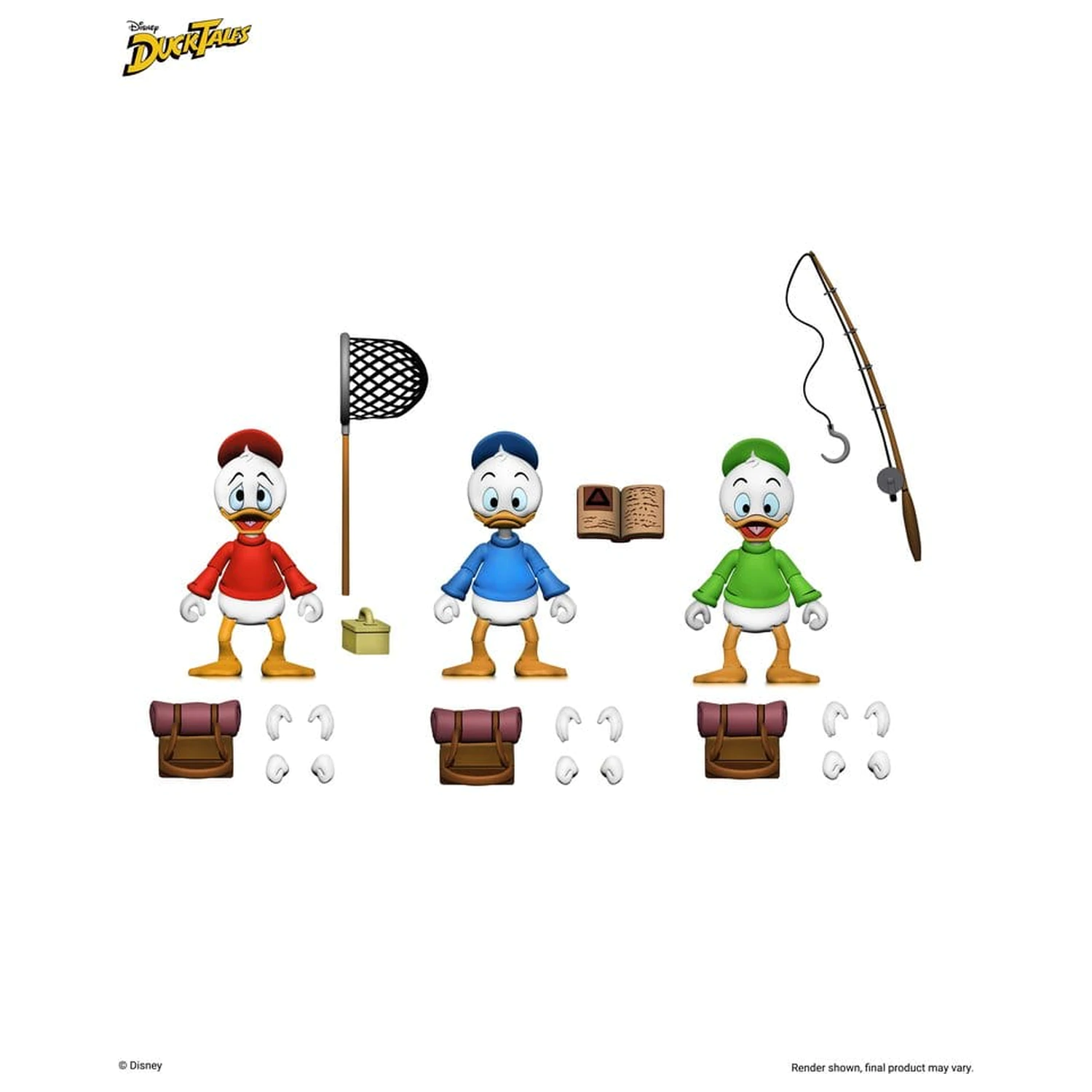 DuckTales Zestaw 3 figurek akcji Ultimate Huey, Dewey i Louie 18 cm zdjęcie produktu