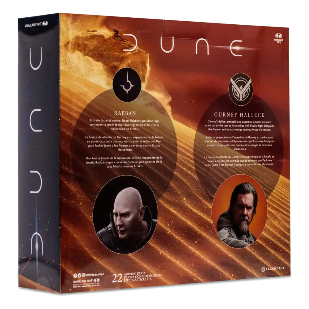 Dune: Part Two Figurki Akcji 2-Pack Gurney Halleck & Rabban 18 cm zdjęcie produktu
