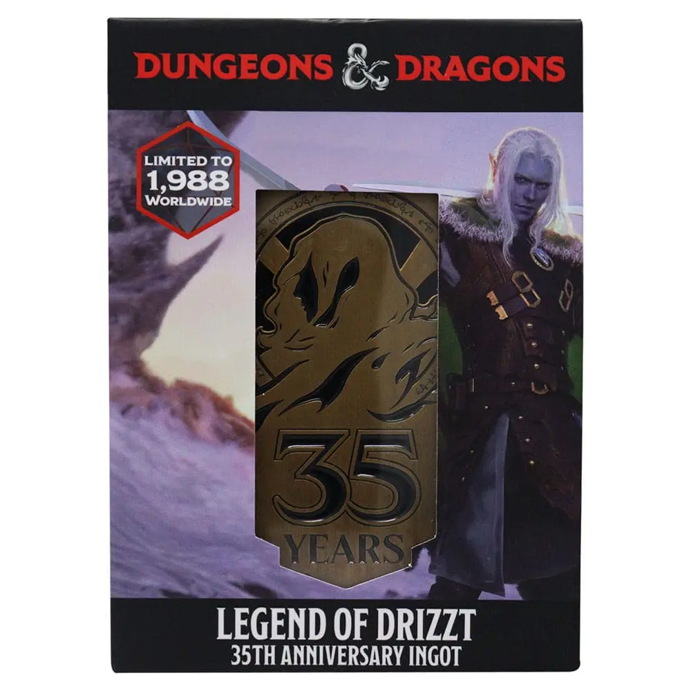 Dungeons & Dragons Metalowa Karta 35th Anniversary Legend of Drizzt Limited Edition zdjęcie produktu