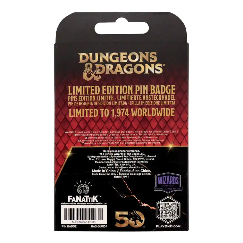 Dungeons & Dragons Pin Badge Alignment Spinner Platerowany 24-karatowym złotem Limited Edition zdjęcie produktu