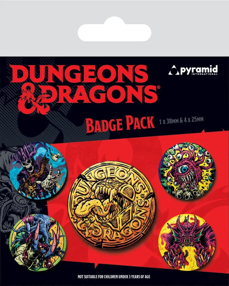 Dungeons & Dragons Przypinki 5-Pack Beastly zdjęcie produktu