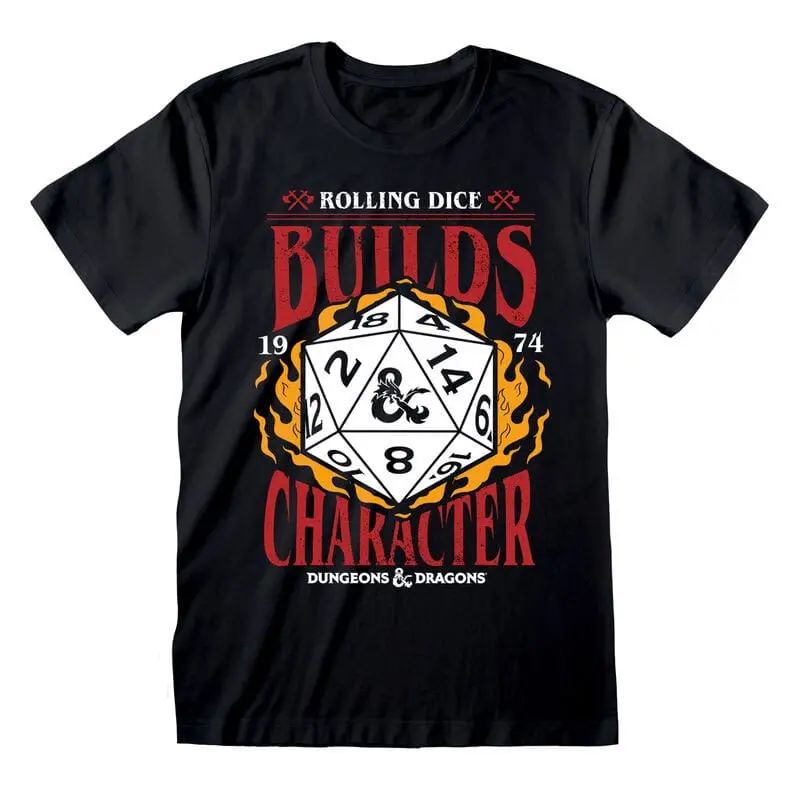 Dungeons & Dragons Builds Character t-shirt zdjęcie produktu