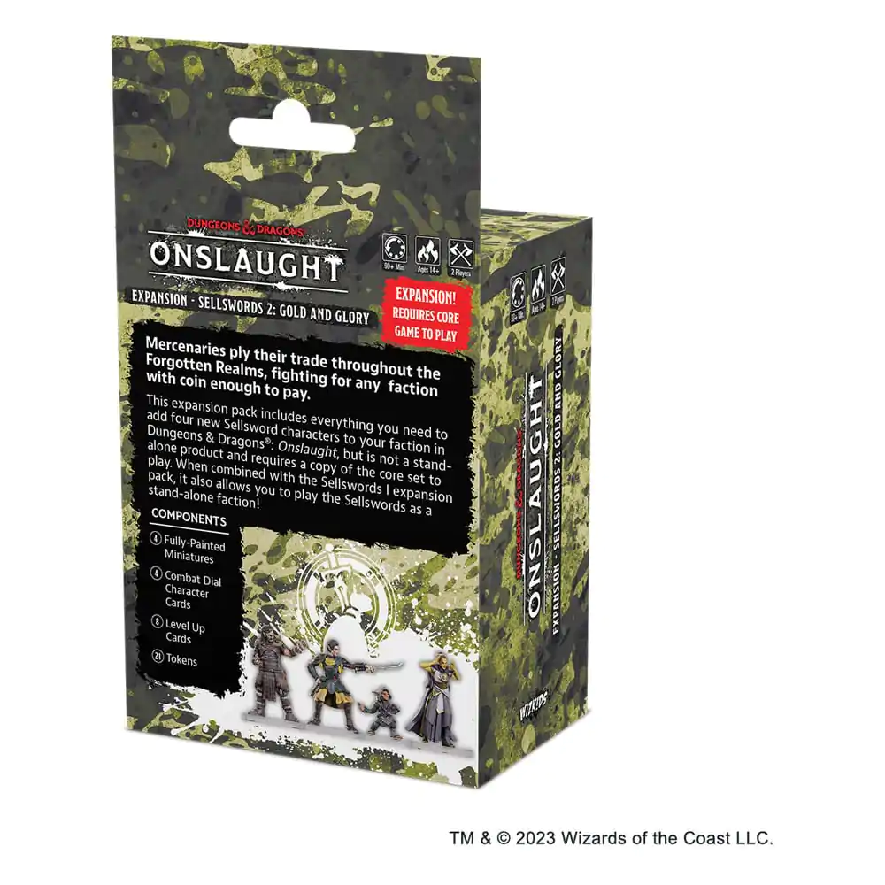 Dungeons & Dragons Dodatek do Gry Onslaught Expansion - Sellswords 2 - Gold and Glory *English Version* zdjęcie produktu