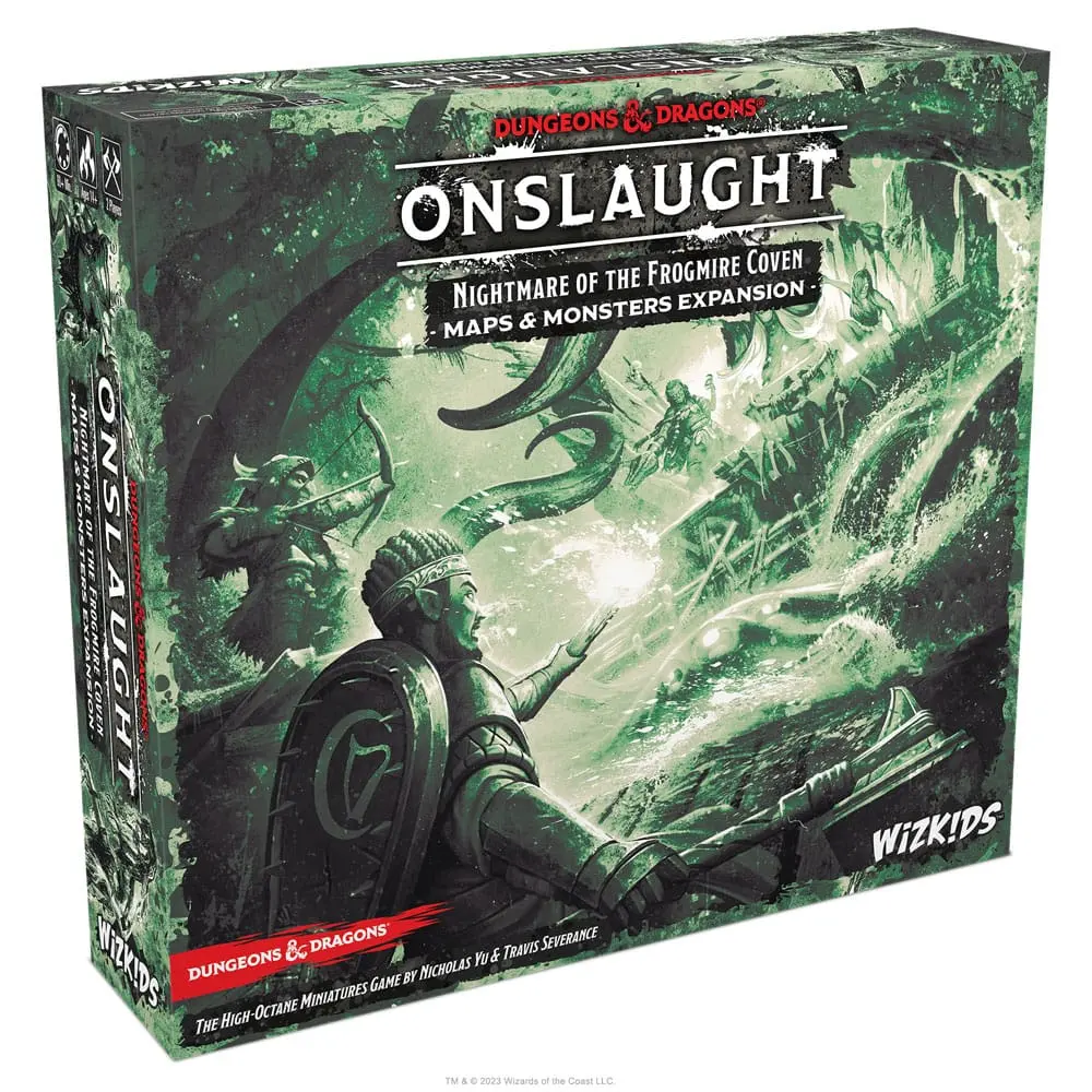 Dungeons & Dragons Game Expansion Onslaught Nightmare of the Frogmire Coven - Maps i Monsters Expansion *Wersja angielska* zdjęcie produktu