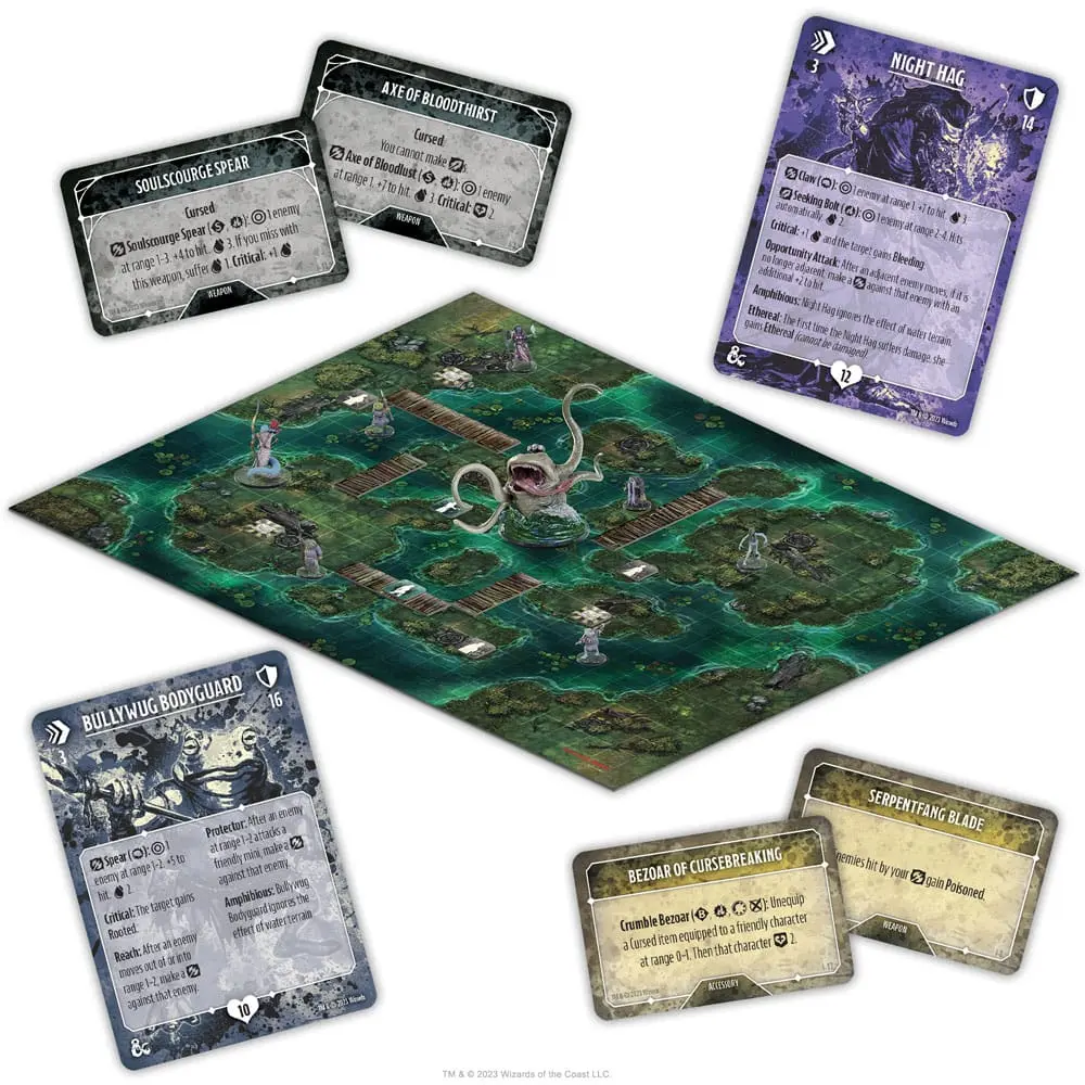 Dungeons & Dragons Game Expansion Onslaught Nightmare of the Frogmire Coven - Maps i Monsters Expansion *Wersja angielska* zdjęcie produktu