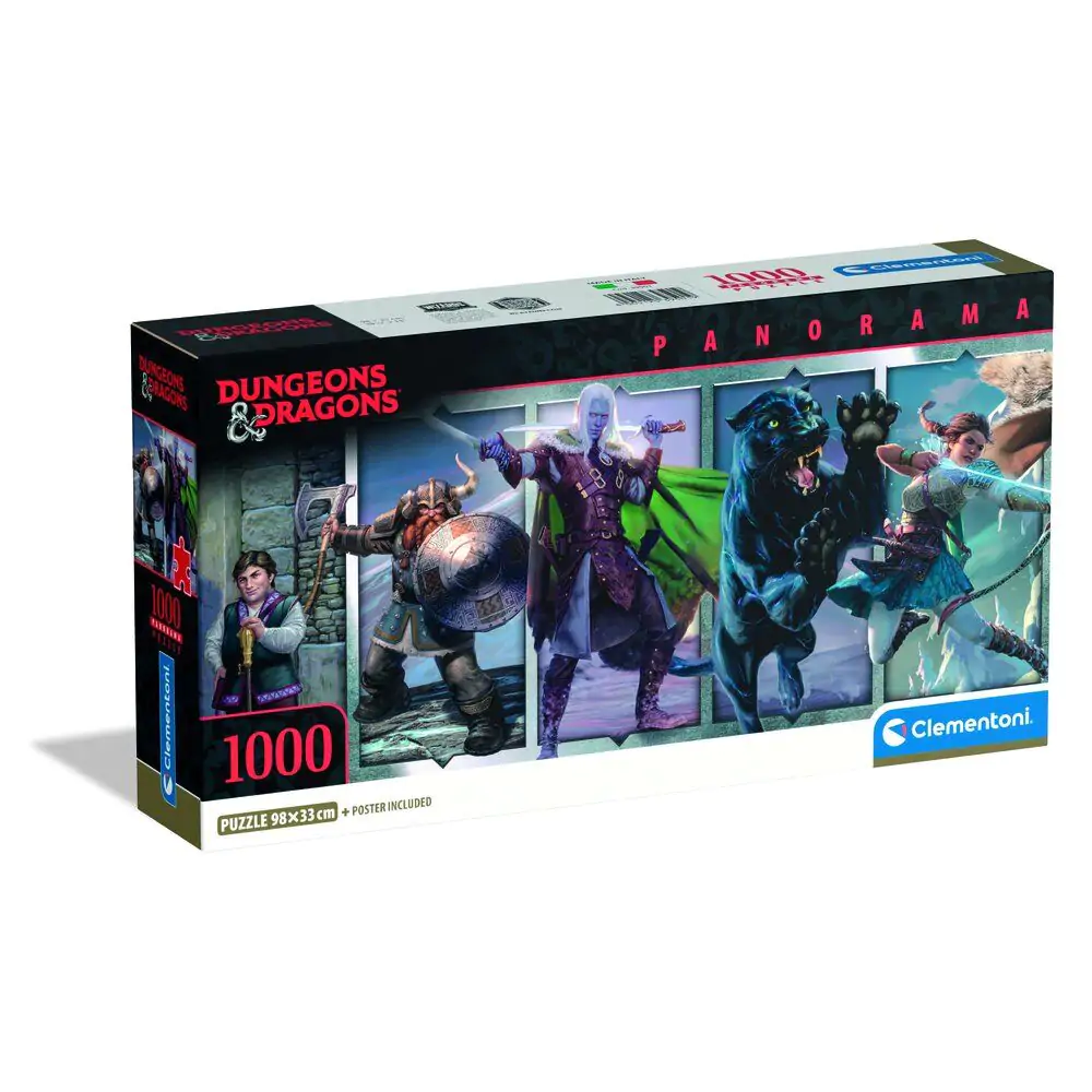 Dungeons & Dragons Panorama puzzle 1000 elementów zdjęcie produktu