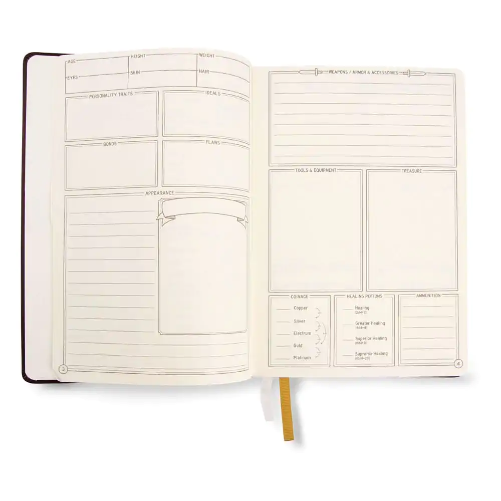 Dungeons & Dragons RPG Dziennik 5e Brązowy zdjęcie produktu