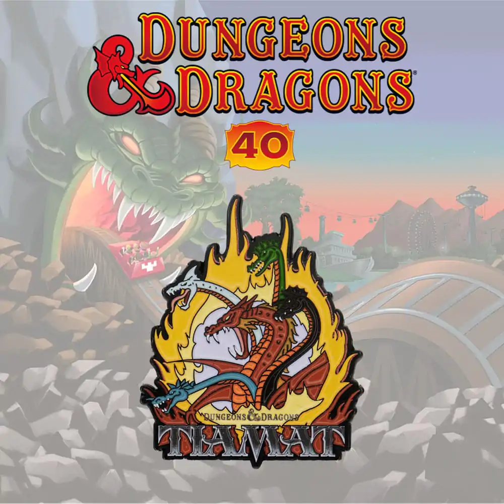 Dungeons & Dragons: Przypinka z Kreskówki 40. Rocznica Tiamat zdjęcie produktu