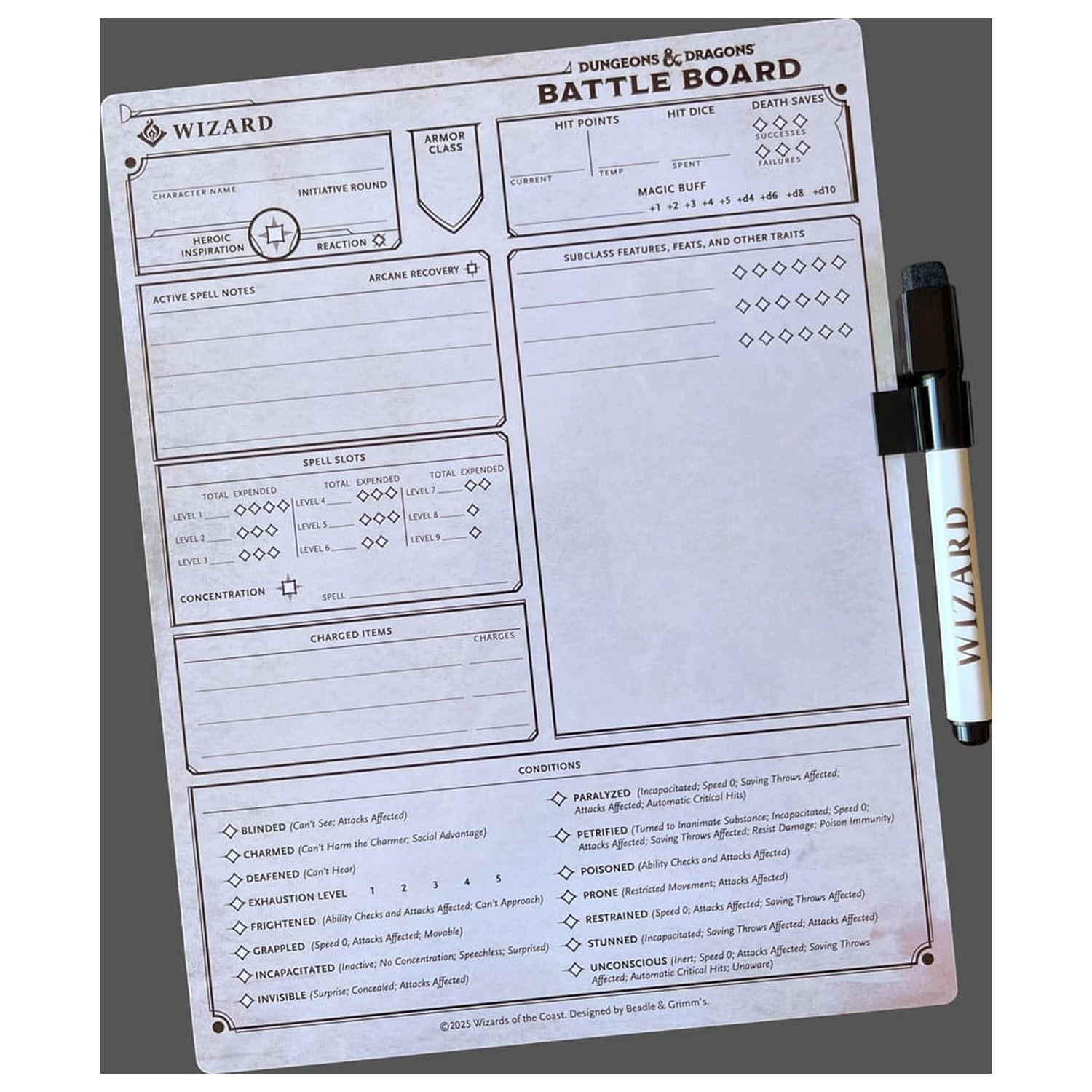 Dungeons & Dragons Battle Board Wizard zdjęcie produktu