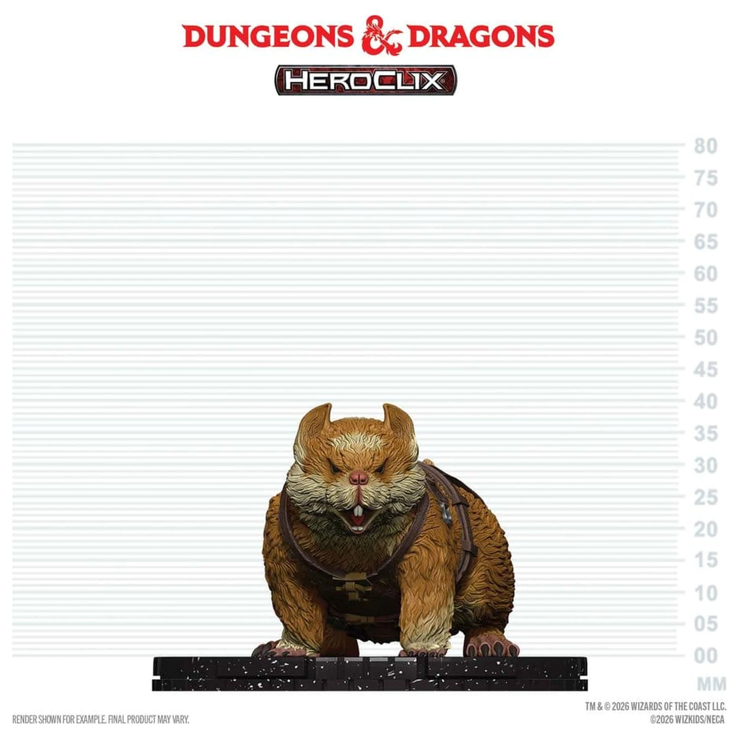 Dungeons & Dragons HeroClix: Duża figurka Space Hamster zdjęcie produktu