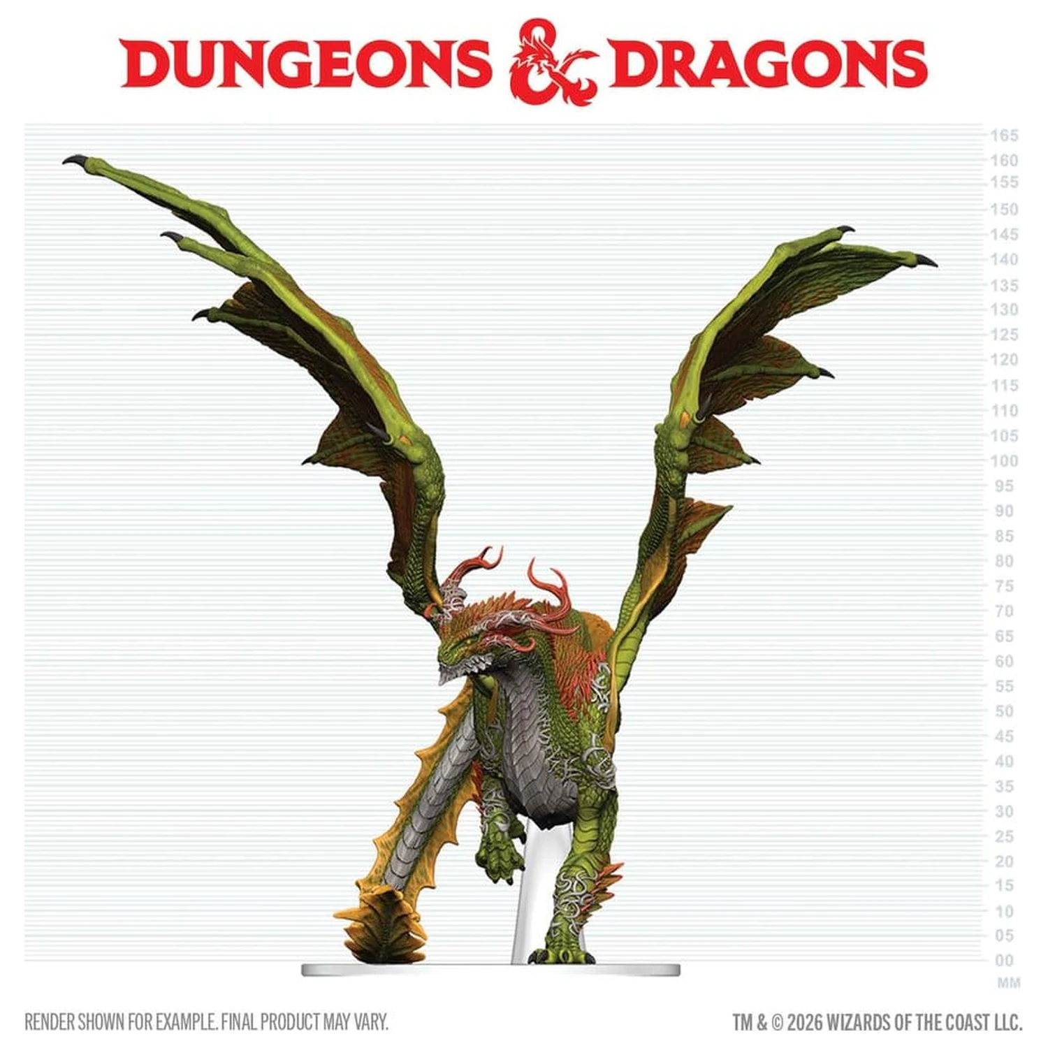 Dungeons & Dragons Icons of the Realms pomalowane Miniaturki Adult Spirit Dragon 24 cm zdjęcie produktu