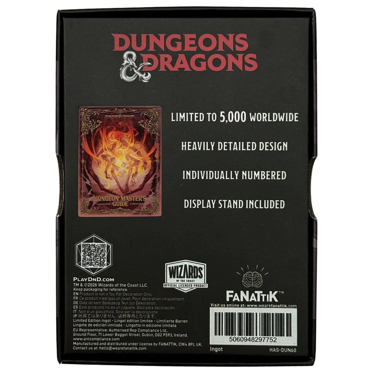 Dungeons & Dragons Ingot Dungeon Masters Guide Alternatywna Okładka Edycja Limitowana zdjęcie produktu