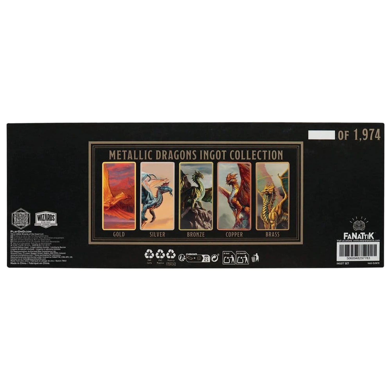 Dungeons & Dragons Zestaw sztabek Magnet Warrior Edycja limitowana zdjęcie produktu