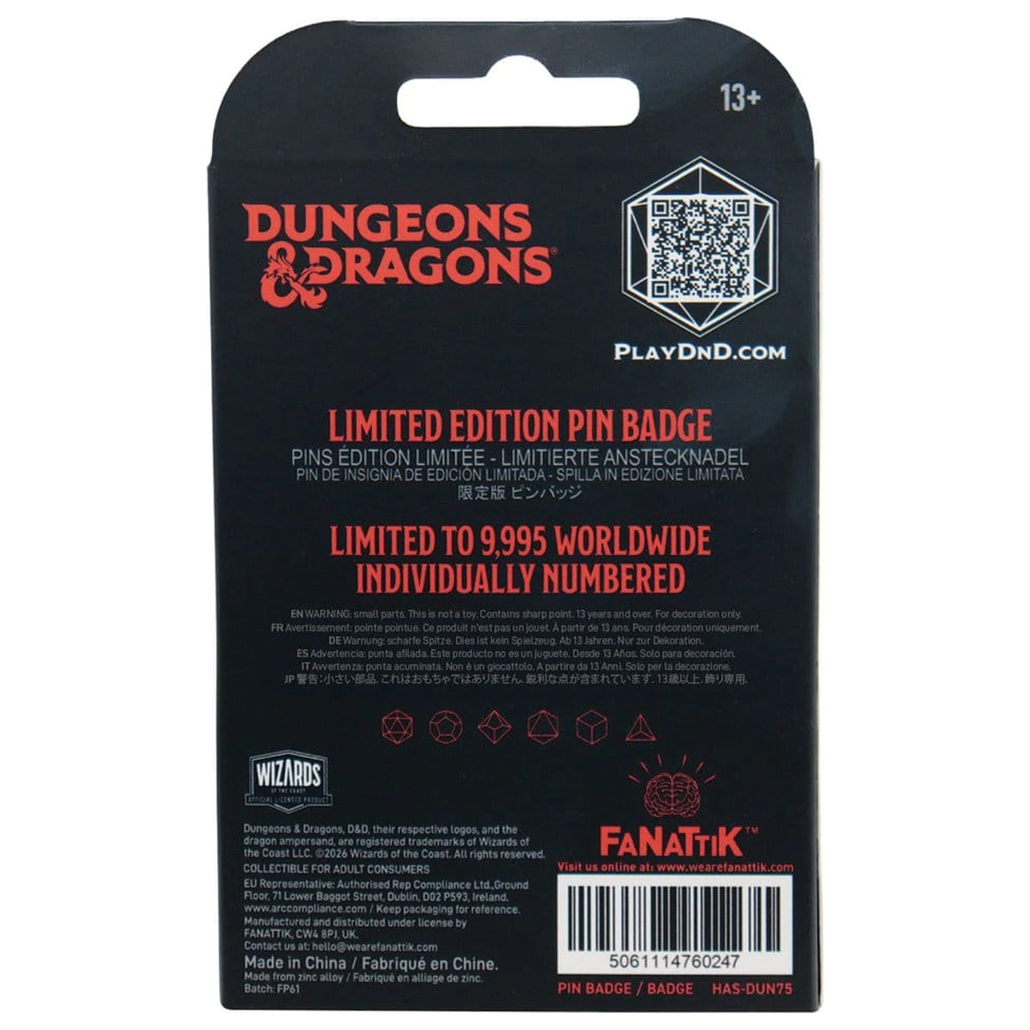 Dungeons & Dragons Pin Odznaka Beholder Edycja Limitowana zdjęcie produktu