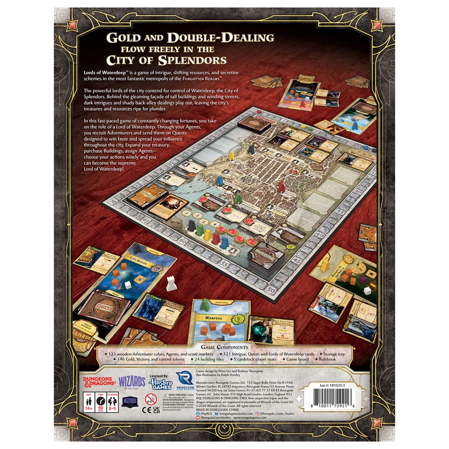 Dungeons & Dragons gra planszowa Lords of Waterdeep wersja angielska zdjęcie produktu