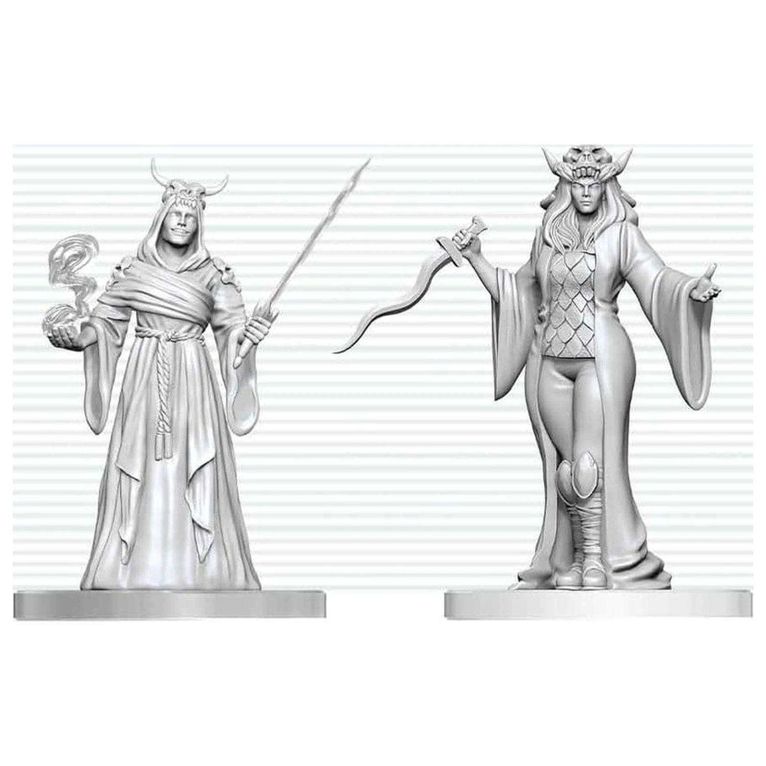 Dungeons & Dragons Nolzur's Marvelous Miniatures Unpainted Miniature Cultist Fanatic & Hierophant 14 cm zdjęcie produktu