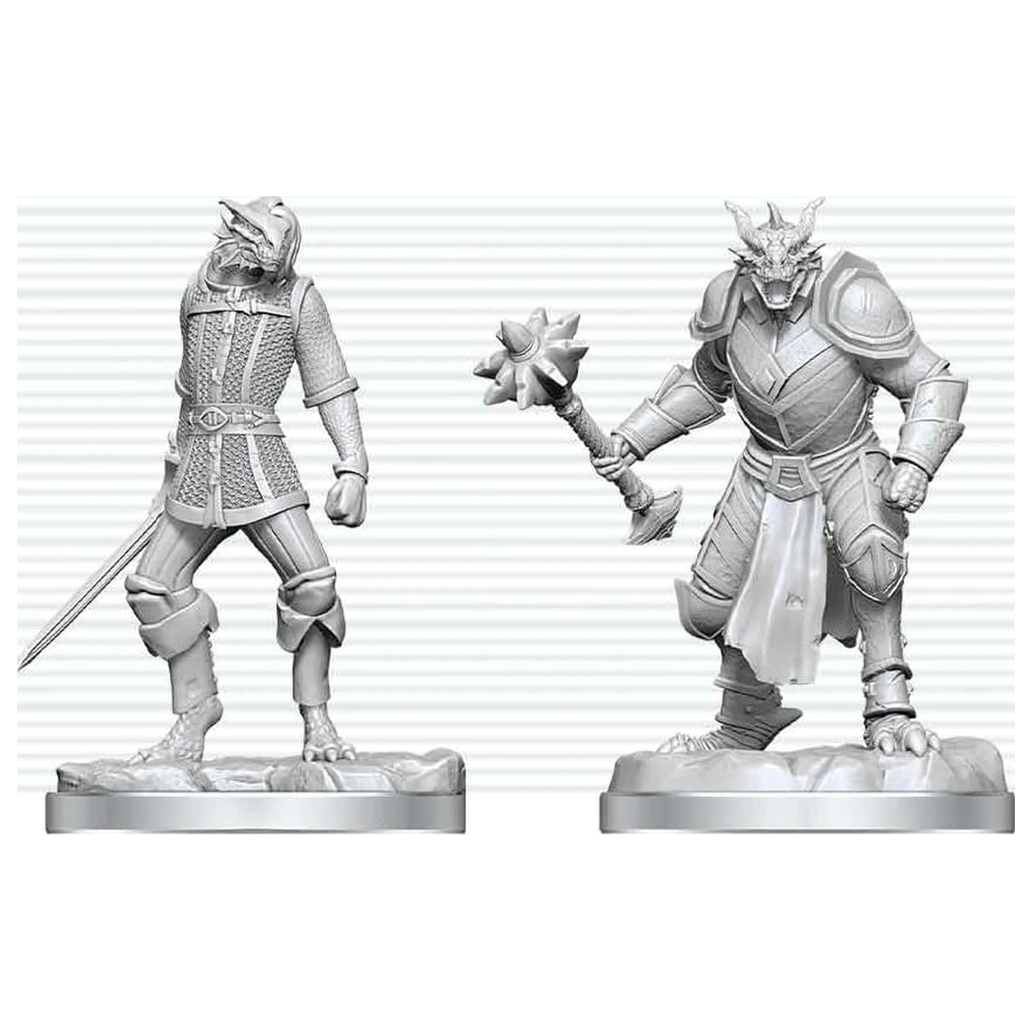 Dungeons & Dragons Nolzur's Marvelous Miniatures Niemalowana Miniatura Dragonborn Paladin i Dragonborn Squire 14 cm zdjęcie produktu