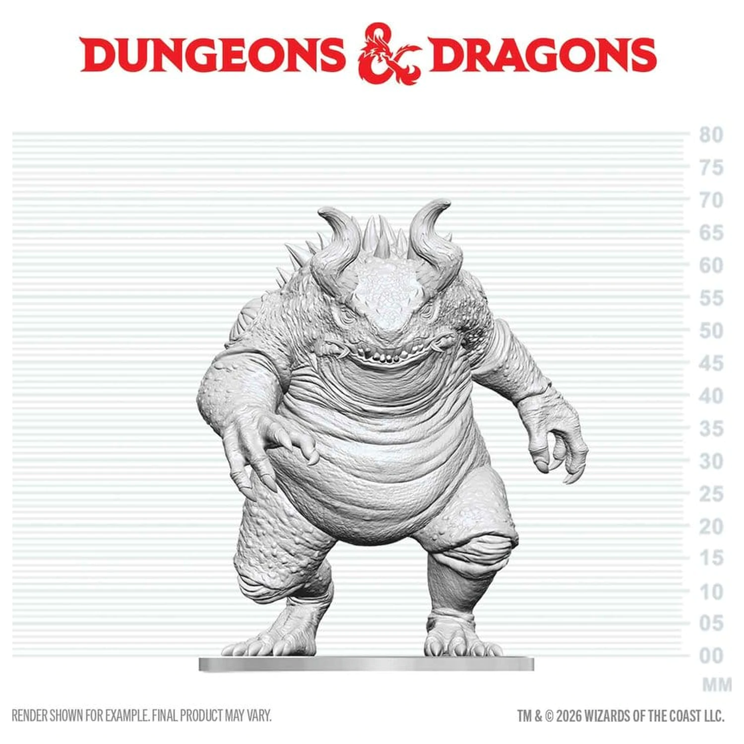 Dungeons & Dragons Nolzur's Marvelous Miniatures Niepomalowana Miniatura Hezrou 17 cm zdjęcie produktu