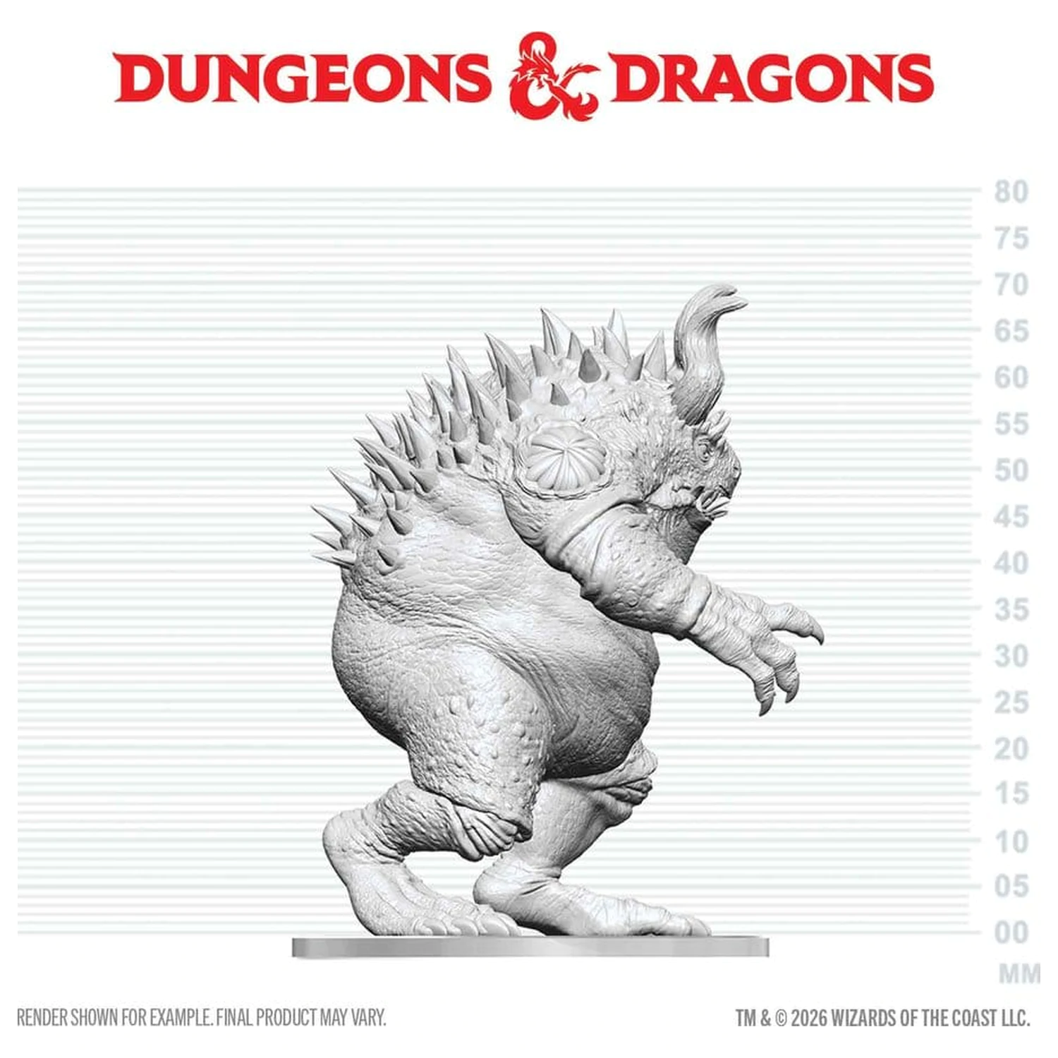 Dungeons & Dragons Nolzur's Marvelous Miniatures Niepomalowana Miniatura Hezrou 17 cm zdjęcie produktu