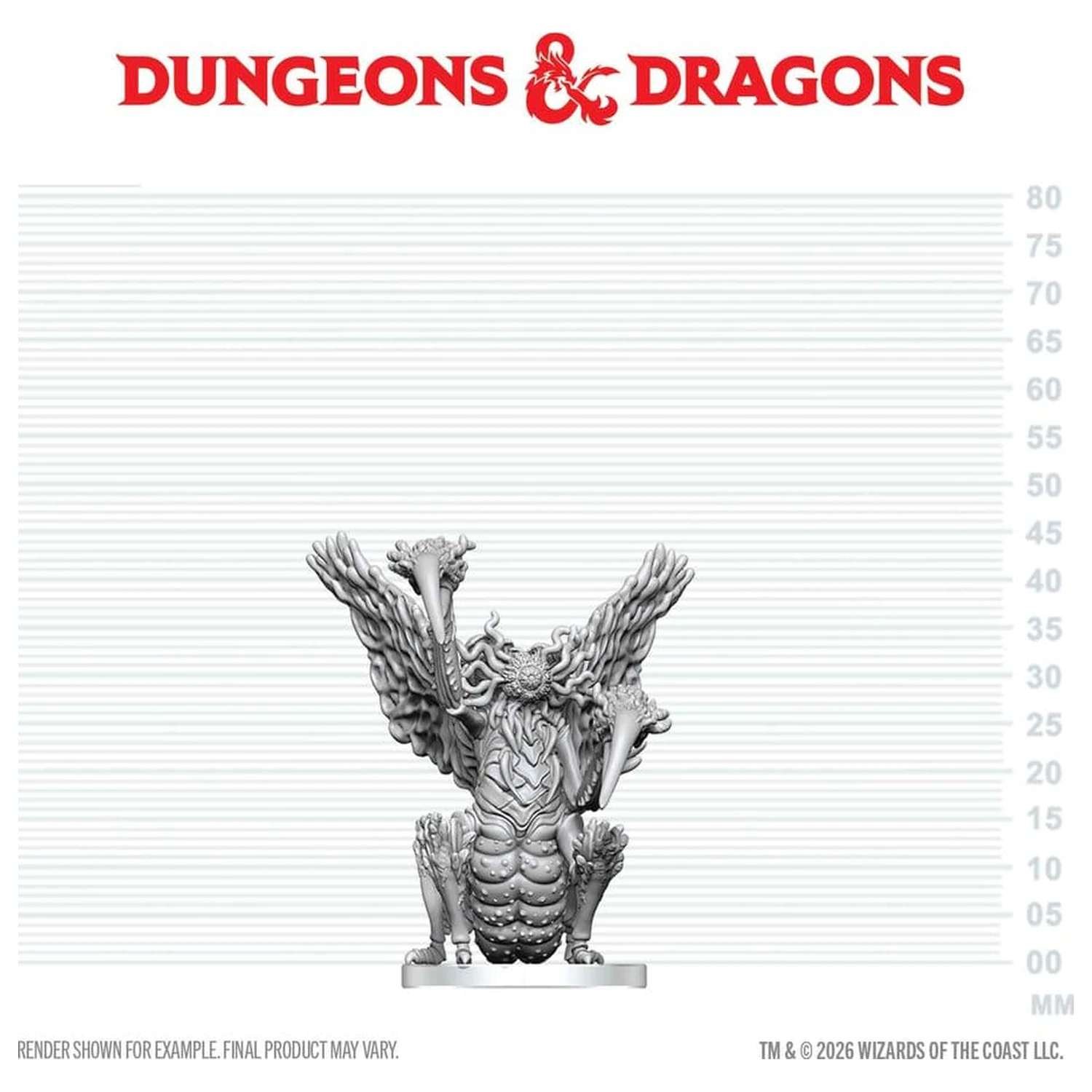 Dungeons & Dragons Nolzur's Marvelous Miniatures Unpainted Miniatura Mi-Go 14 cm zdjęcie produktu