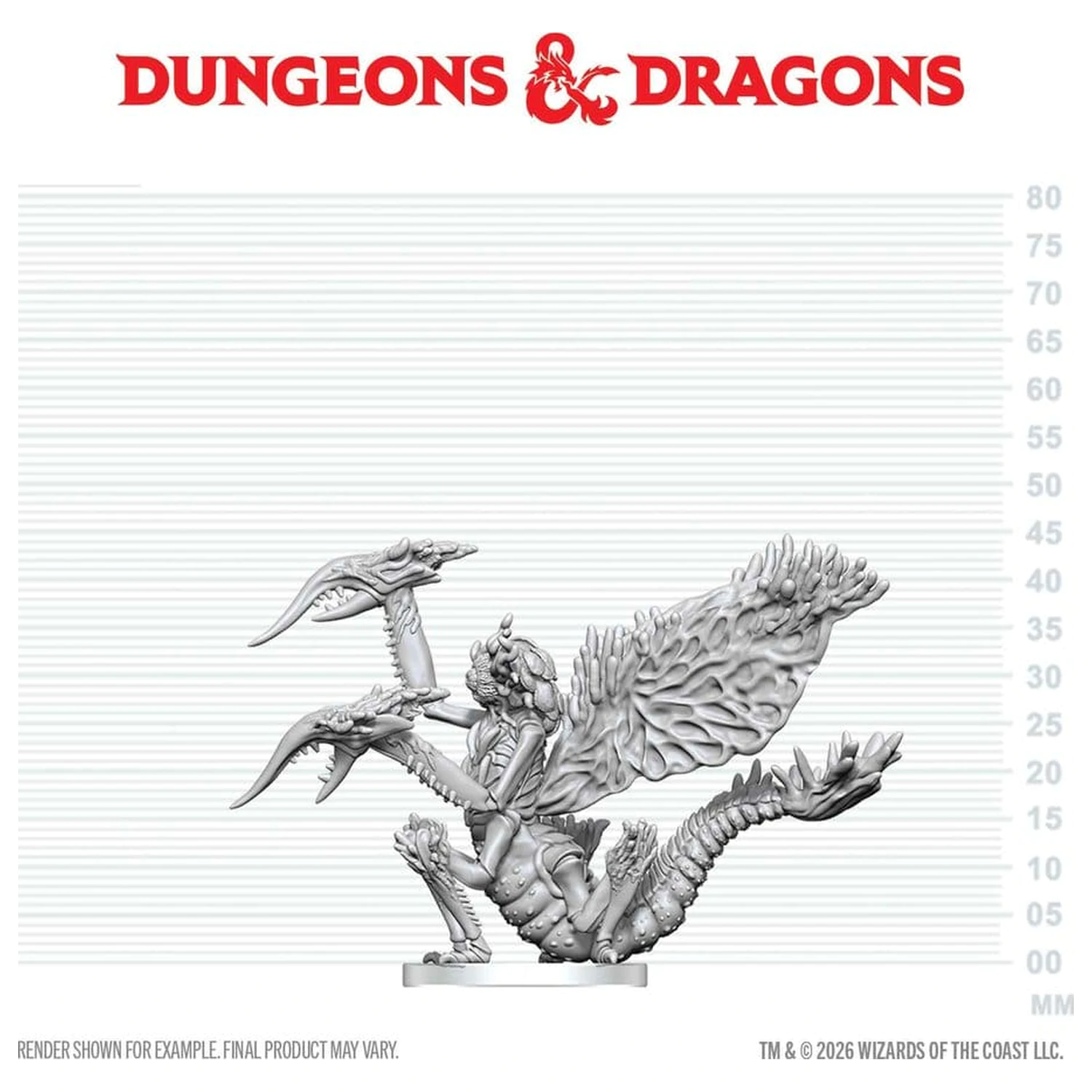 Dungeons & Dragons Nolzur's Marvelous Miniatures Unpainted Miniatura Mi-Go 14 cm zdjęcie produktu