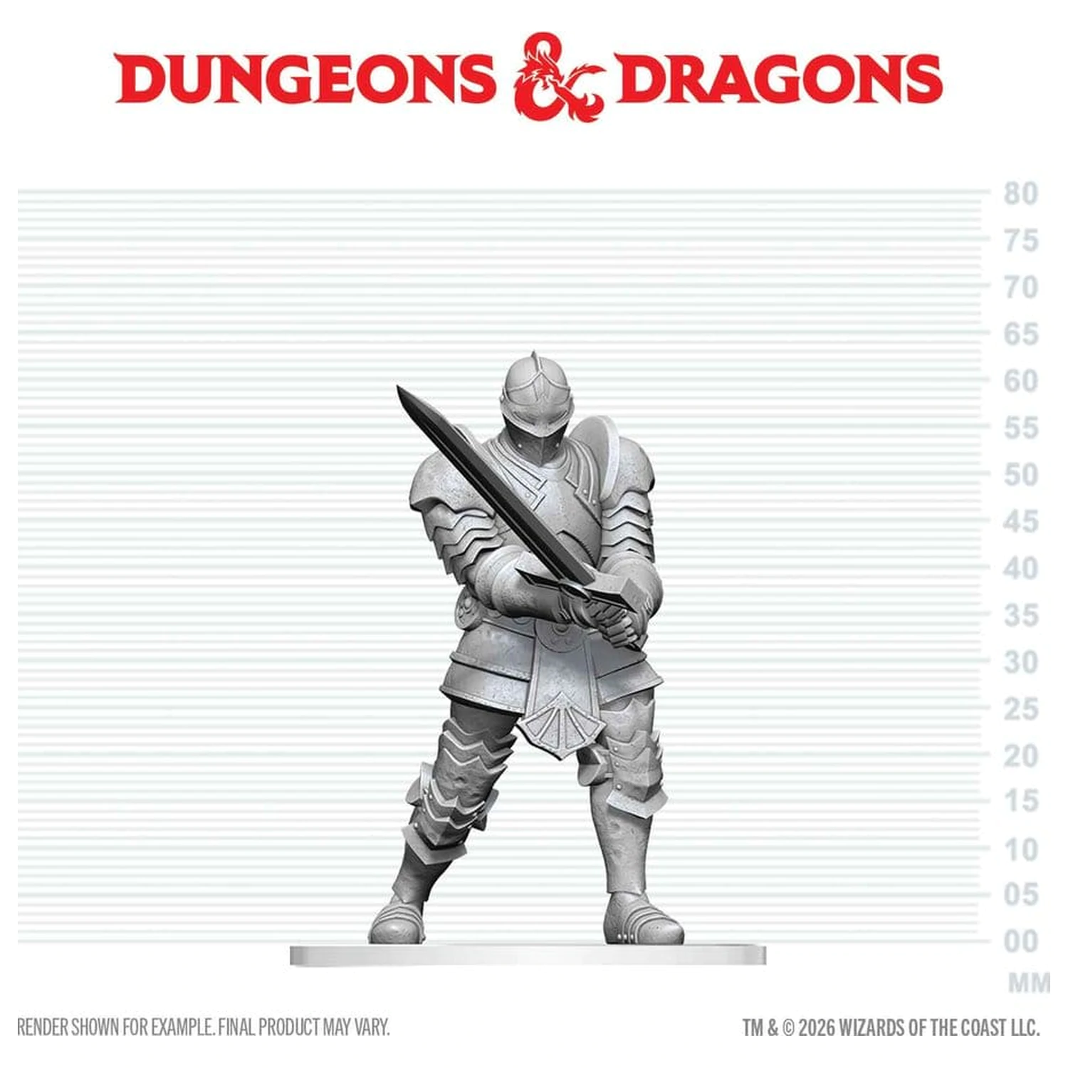 Dungeons & Dragons Nolzur's Marvelous Miniatures Niepomalowana Miniatura Red Knight Guardian Golem 14 cm zdjęcie produktu