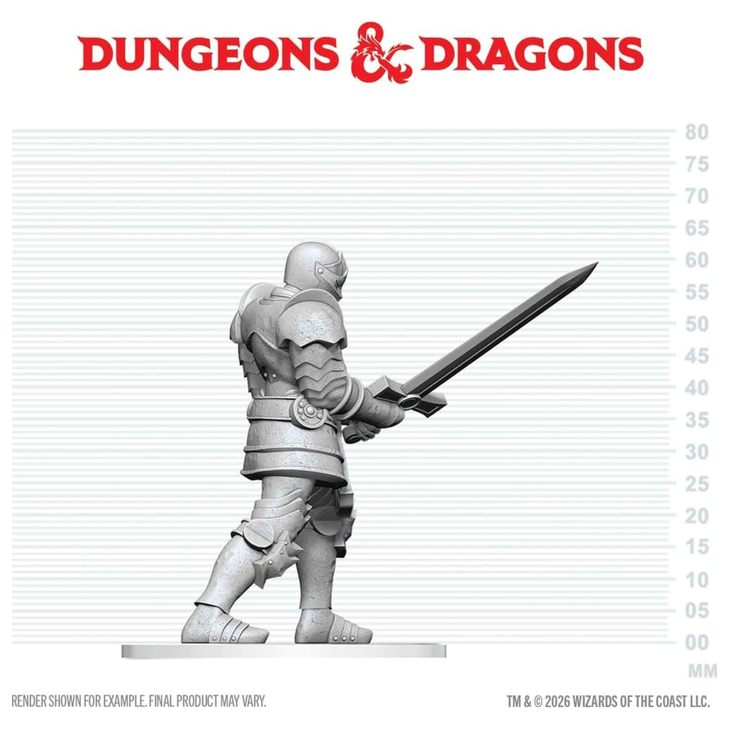 Dungeons & Dragons Nolzur's Marvelous Miniatures Niepomalowana Miniatura Red Knight Guardian Golem 14 cm zdjęcie produktu