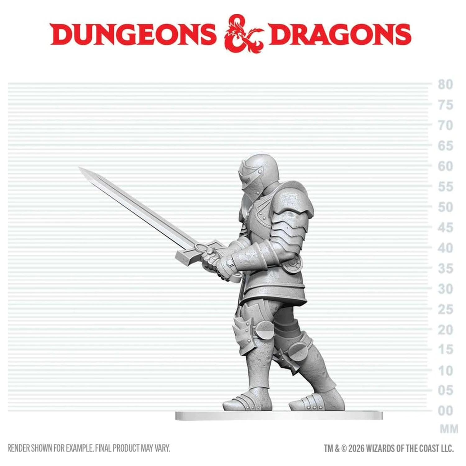 Dungeons & Dragons Nolzur's Marvelous Miniatures Niepomalowana Miniatura Red Knight Guardian Golem 14 cm zdjęcie produktu