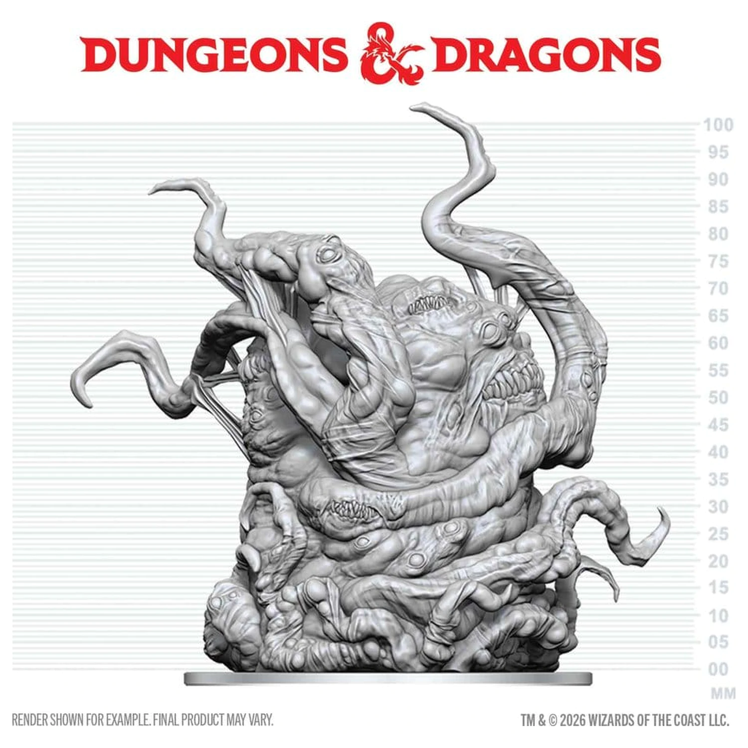 Dungeons & Dragons Nolzur's Marvelous Miniatures Niepomalowana Miniatura Shoggoth 20 cm zdjęcie produktu