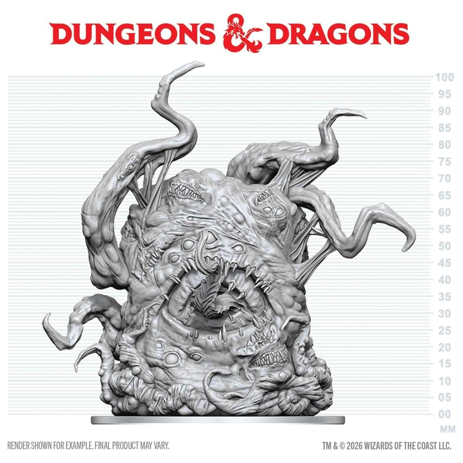 Dungeons & Dragons Nolzur's Marvelous Miniatures Niepomalowana Miniatura Shoggoth 20 cm zdjęcie produktu