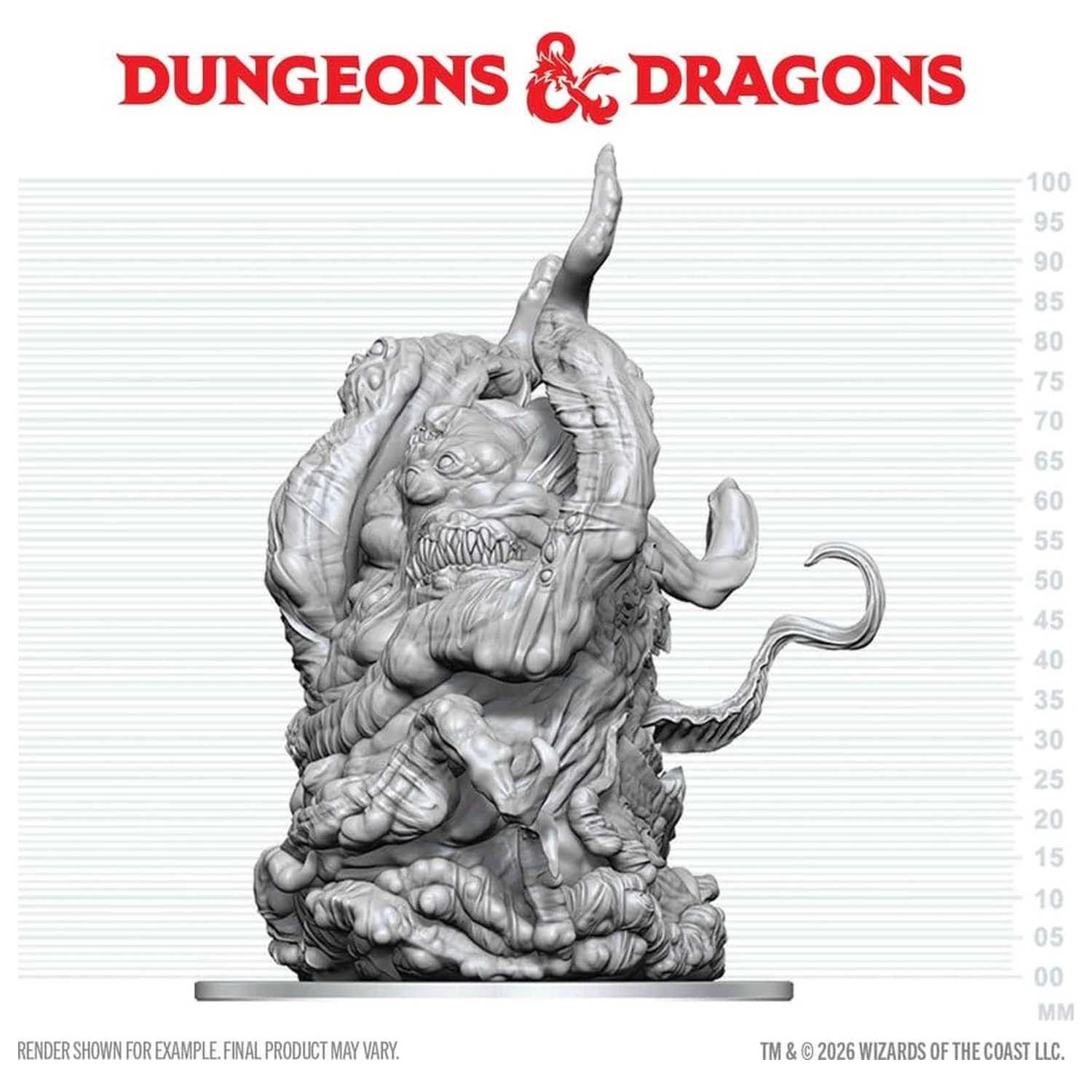 Dungeons & Dragons Nolzur's Marvelous Miniatures Niepomalowana Miniatura Shoggoth 20 cm zdjęcie produktu